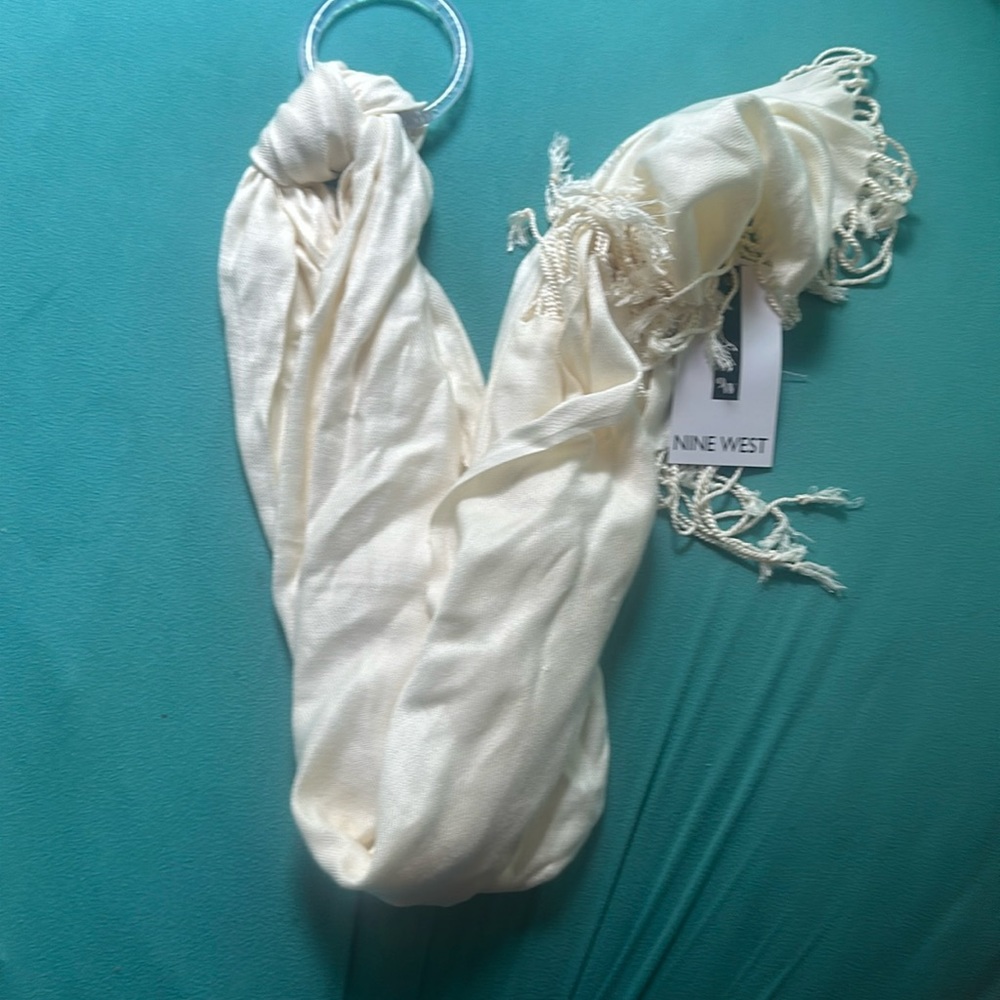 Cream scarf